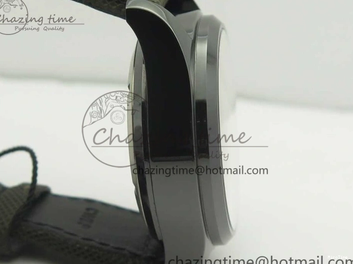 MIROTIME 0216 Classic PILOT IW389001 ZF 1:1 Best Edition Ceramic Case Green Dial on Green Nylon Strap A7750 (Function Same As Genuine) 7160